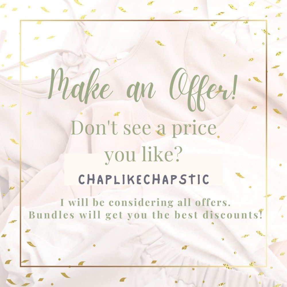 Don't be shy! Make an offer and get the items that you love.